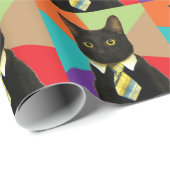 Zakelijke kat - cadeaubonnen cadeaupapier (Rol Hoek)