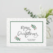 Zakelijke kerst Kaart (Staand voorkant)