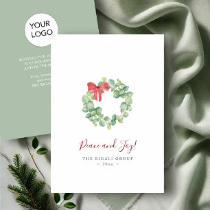 Zakelijke kerst Kaarten Corporate Logo