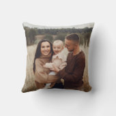 Zakelijke Kerst waterverf bos foto Kussen (Achterkant)