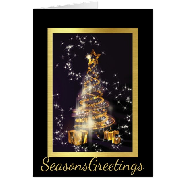 Zakelijke kerstKaart met kerstmis (Voorkant)