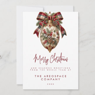 Zakelijke kerstkaarten kaart