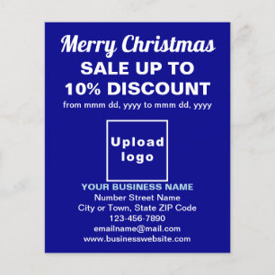 Zakelijke kerstverkoop op Blue Flyer