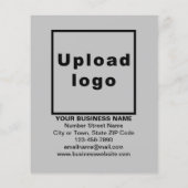 Zakelijke kerstverkoop op Grey Flyer (Achterkant)