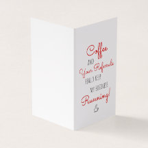 Zakelijke koffie verwijzingen blijven lopen dank u