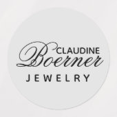 Zakelijke kunstenaar Crafter Waterdichte Cirkel Labels (Design 2)