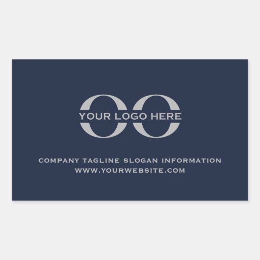 Zakelijke labels met aangepaste Logo (Voorkant)