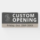 Zakelijke Logo Aangepaste Openings Openlucht Banne Spandoek (Horizontaal)