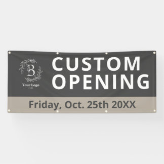 Zakelijke Logo Aangepaste Openings Openlucht Banne Spandoek