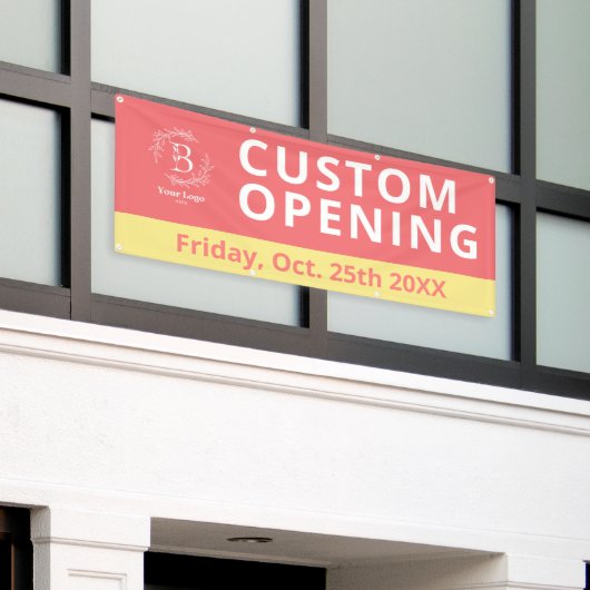 Zakelijke Logo Aangepaste Openings Openlucht Banne Spandoek (Buitenkant Gebouw)