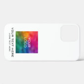 Zakelijke Logo Aangepaste Sjabloon Elegant Modern Case-Mate iPhone Case (Achterkant (horizontaal))