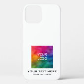 Zakelijke Logo Aangepaste Sjabloon Elegant Modern Case-Mate iPhone Case (Achterkant)