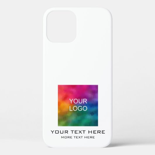 Zakelijke Logo Aangepaste Sjabloon Elegant Modern Case-Mate iPhone Case (Achterkant)