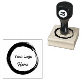 Zakelijke Logo Artistic Stamp Rubberstempel (Gestempeld)