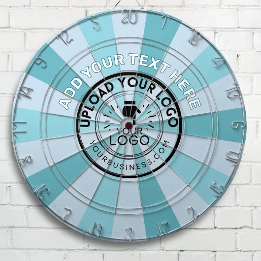 Zakelijke Logo Bedrijfskleuren Dartbord