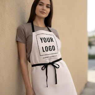 Zakelijke Logo Branding Blush Roze Schort