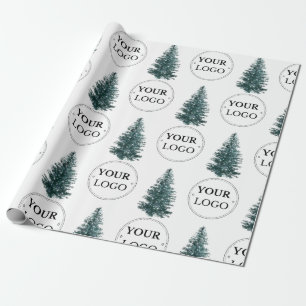 Zakelijke Logo Corporate Promotie Kerstboom Cadeaupapier