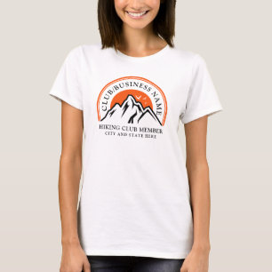 Zakelijke Logo DIY Wandelclub Leden Swag T-shirt