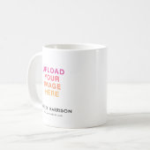 Zakelijke Logo Eenvoudig minimaal Koffiemok (Voorkant links)