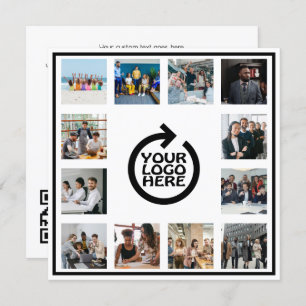 Zakelijke Logo en 12 foto QR-code gepersonaliseerd