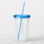 Zakelijke Logo en Bedrijfswebsite Promotionele swa Acryl Drinkbeker (Achterkant)