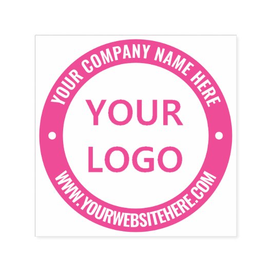 Zakelijke Logo en Tekst Kleur Ronde Stempel Sjablo (Design)