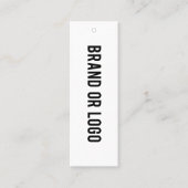 Zakelijke Logo Hang Label Kleding Label Swing (Voorkant)