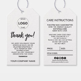 Zakelijke Logo Hang Label Prijs Swing Care Details Cadeaulabel