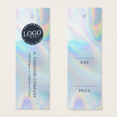 Zakelijke Logo Holografische Kleding Prijs Label Mini Visitekaartjes (Voorkant /achterkant)