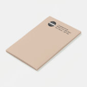 Zakelijke Logo Kantoor Sticky Notes (Schuin)