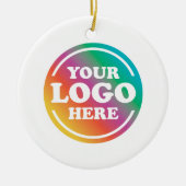 zakelijke Logo Keramisch Ornament (Voorkant)