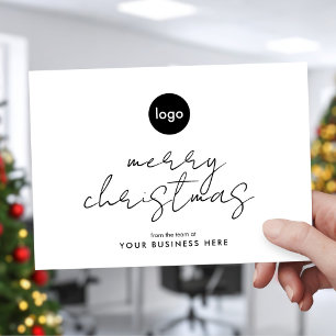Zakelijke Logo kerst Feestdagenkaart