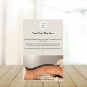 Zakelijke Logo Marketing Schoonheidssalon Spa Flyer