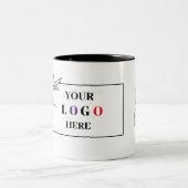 Zakelijke Logo met QR-code Mok (Center)