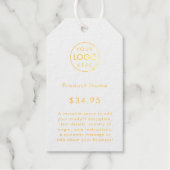 Zakelijke Logo | Minimale Labels voor witte en gou (Voorkant)