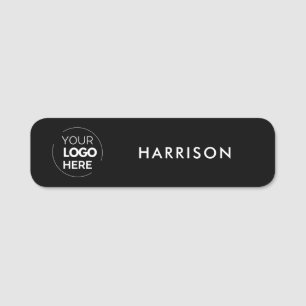 Zakelijke Logo Minimalistisch personeel Naamplaatje