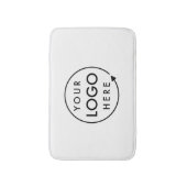 Zakelijke Logo Minimalistische Professional Wit Badmat (Voorkant Verticaal)