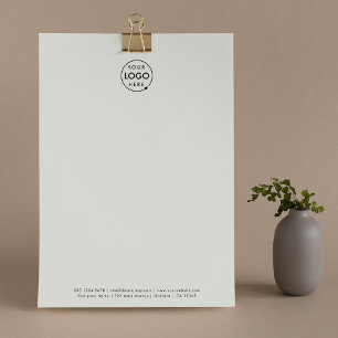 Zakelijke Logo Modern minimalistische eenvoudige Briefhoofd