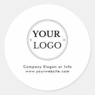 Zakelijke Logo Modern Professional Ronde Sticker