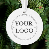 Zakelijke Logo Moderne Kerst Ornament