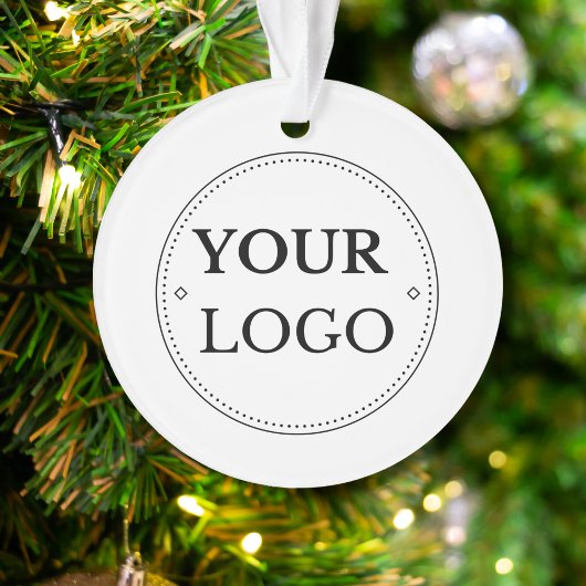 Zakelijke Logo Moderne Kerst Ornament