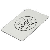Zakelijke Logo | Moderne, minimale grijze beroepsa iPad Air Cover (Zijkant)