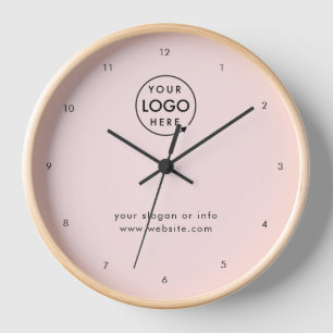 Zakelijke Logo Moderne, minimale zwarte roze