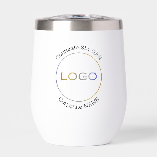 Zakelijke Logo Naam Slogan Minimalist Professional (Voorkant)