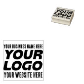 Zakelijke Logo, naam, website, slogan Rubberstempel (Gestempeld)