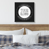 Zakelijke Logo of ontwerp & bewerkbare tekst Sjabl Canvas Afdruk (Insitu (Slaapkamer))