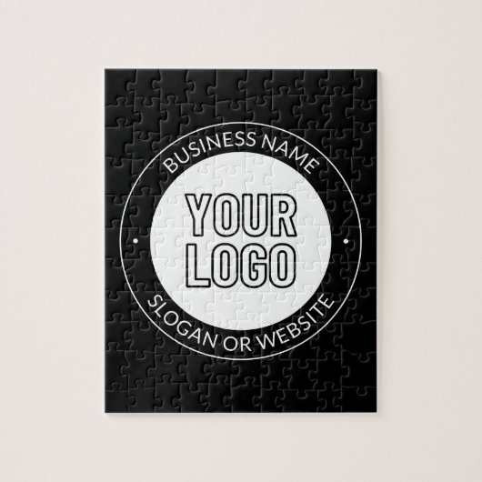 Zakelijke Logo of ontwerp & bewerkbare tekst Sjabl Legpuzzel (Verticaal)