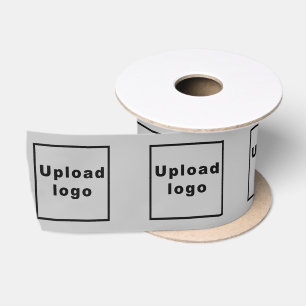 Zakelijke Logo op grijs lint