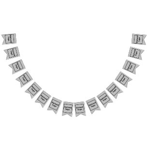 Zakelijke Logo op Grijs Swallowtail Bunting Banner