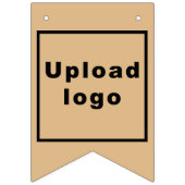 Zakelijke Logo op Lichte Bloem Swallowtail Vlaggetjes (Tweede vlag)